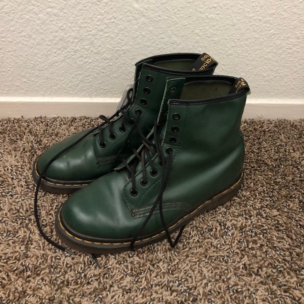 Dark Green Dr. Martens